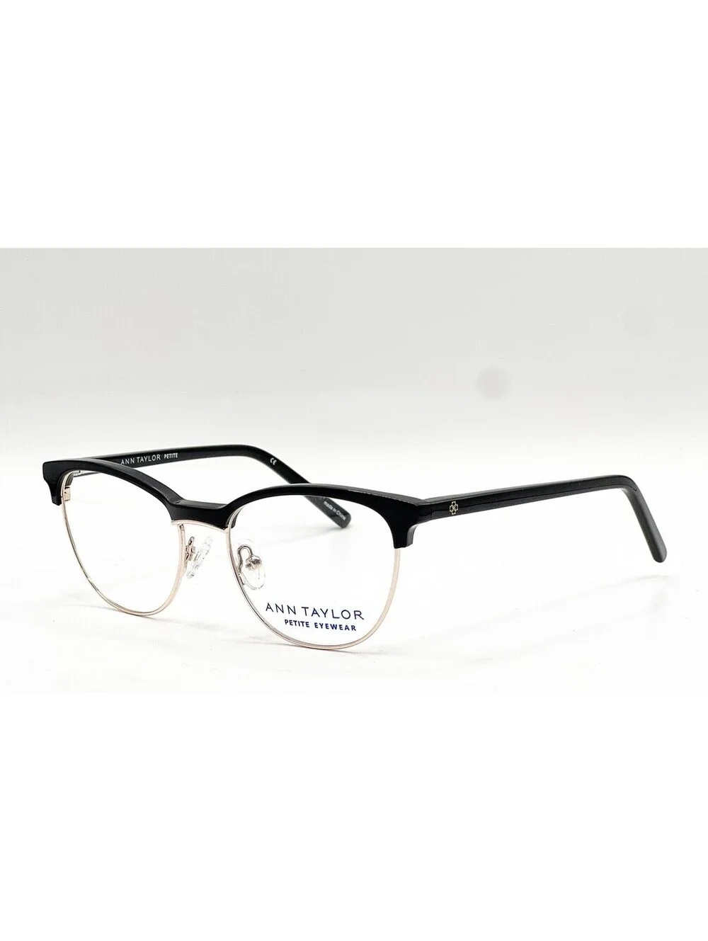 Ann Taylor Atp818 C01 Black Authentic Eyeglasses 48-16-135
